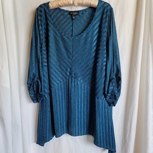 I.N. Studio Patterned Blouse Size 2X